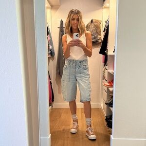 Free People We The Free Extreme Measures Barrel Shorts